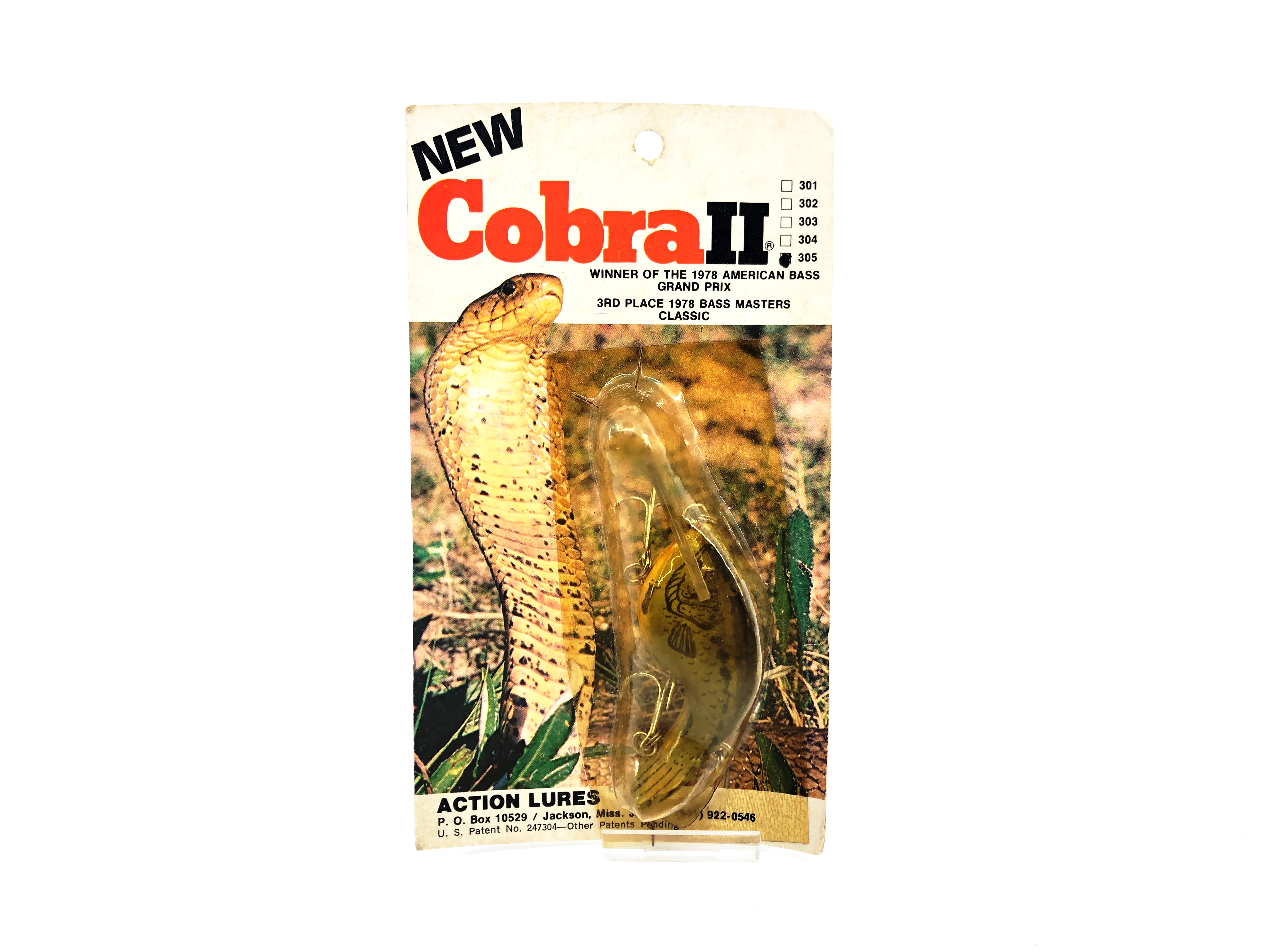 cobra fishing lures Action Lures Fantail Cobra II 305, Baby Bass Color on Card – My Bait Shop, LLC