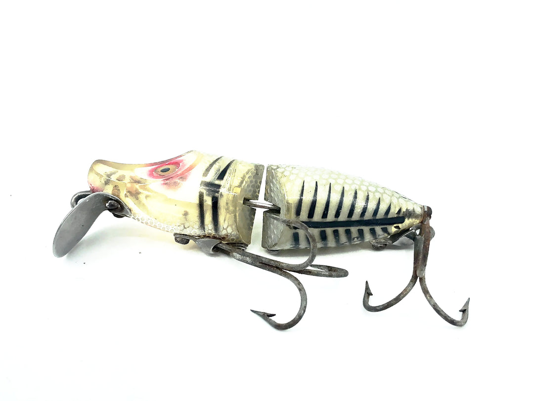 Heddon Jointed River Runt Spook Sinker 9330-XRS Silver Shore Minnow Color
