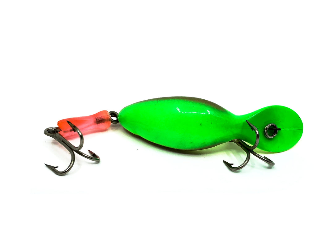 Heddon Jointed Tadpolly, FY Chartreuse Mullet Color