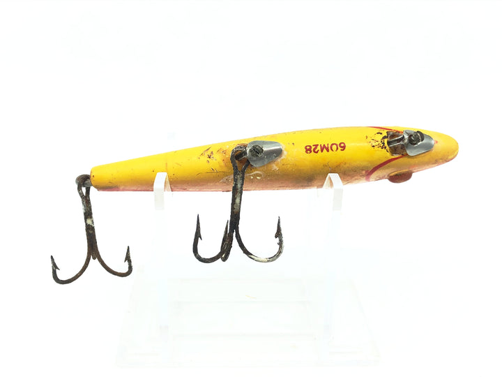 L & S Mirrolure 60M "Sinking Twitchbait", Red/Gold Scale Color.