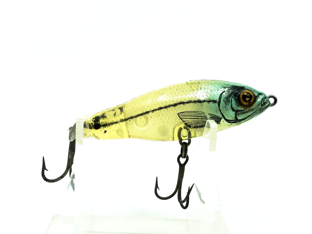 Bomber RRIIP Shad (Rip Shad), 36T XCL Clear Blue Nose Color