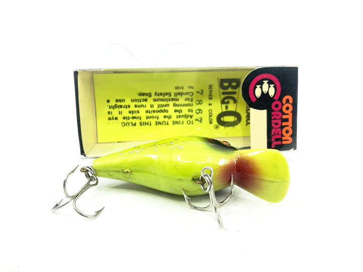 Cotton Cordell 7800 Big-O, #67 Chartreuse Color w/Box
