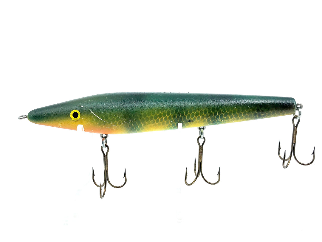 Musky Glide Bait, Perch Color