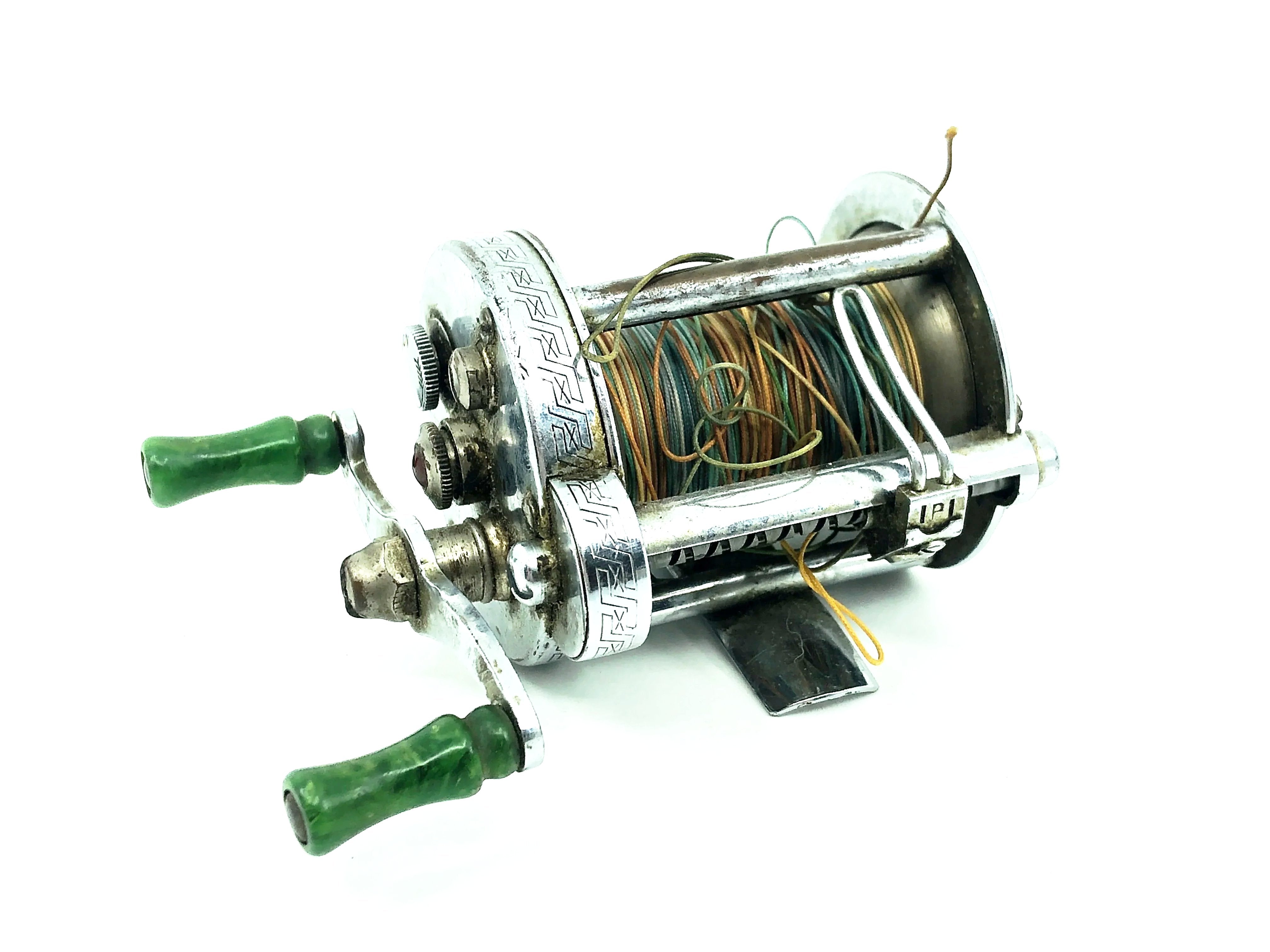 Vintage free spool Pflueger Akron No. 1895 Fishing Reel Made