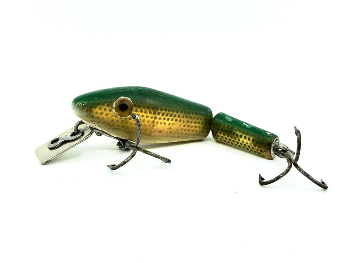 L & S 15M Mirrolure Sinker, #19 Green Back/Gold Scale Color