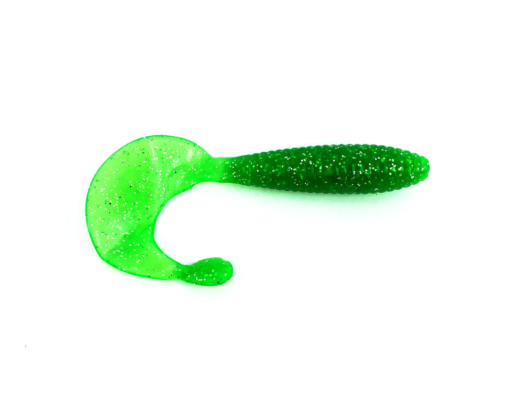 Get Bit Baits X Viper Hyper Tail 4", Lime Color