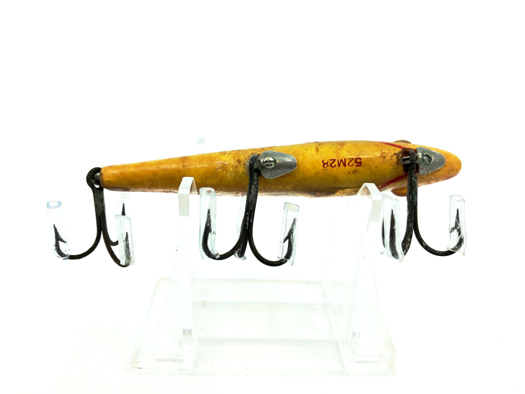L & S Mirrolure 52M "Sinking Twitchbait", Red/Gold Scale Color