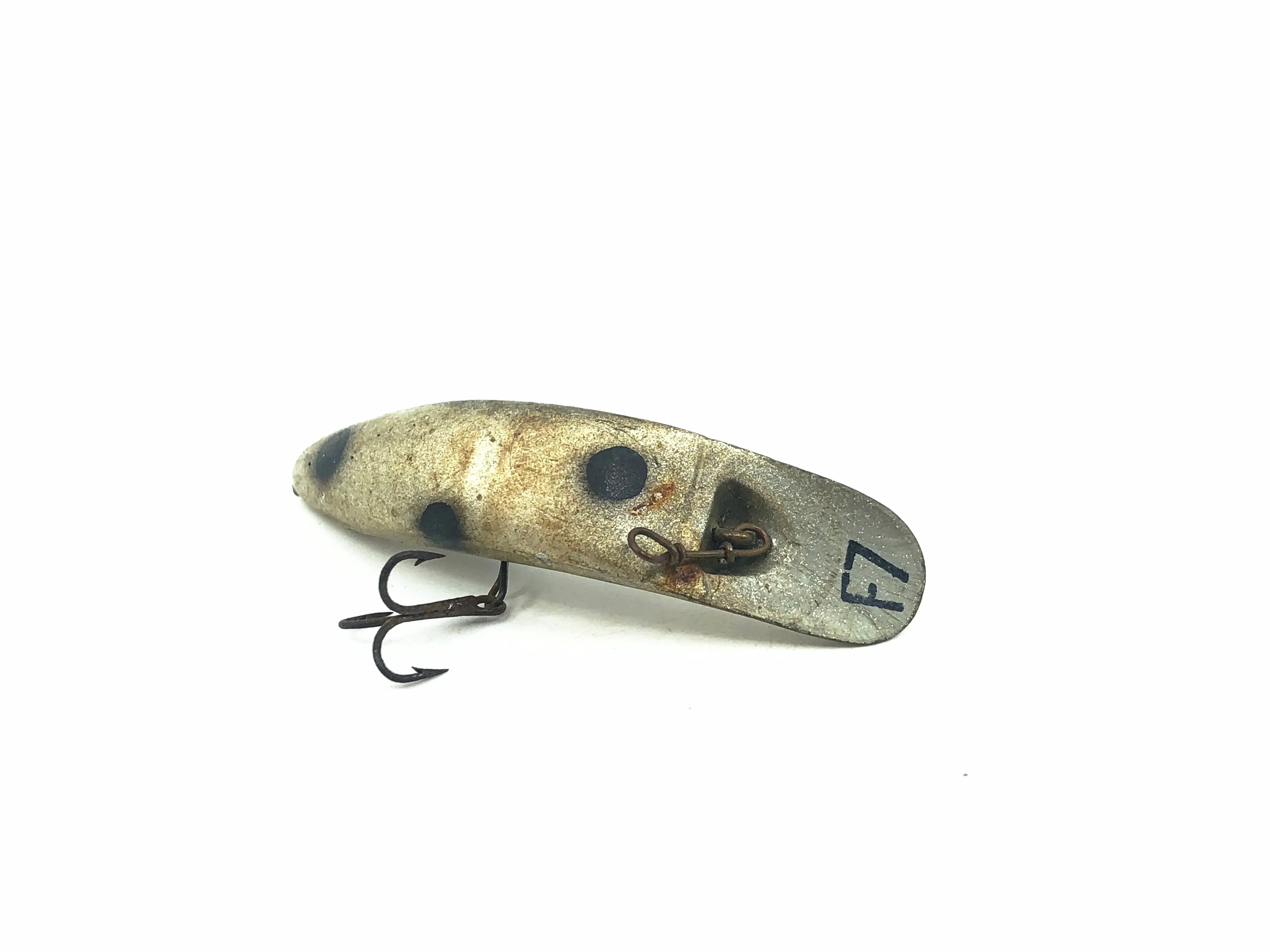 f7 fishing lure Helin Flatfish F7, SI Silver/Spots Color