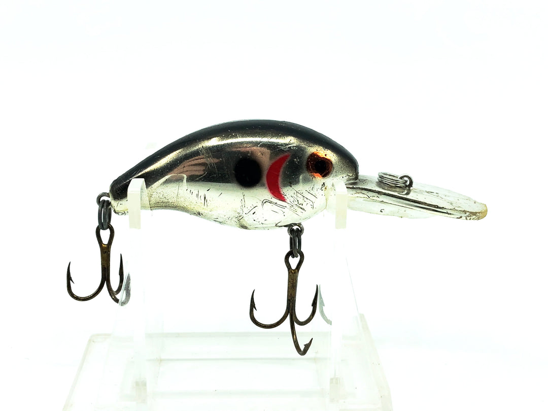 Deep Big-O Type Lure, Chrome/Black Back Color