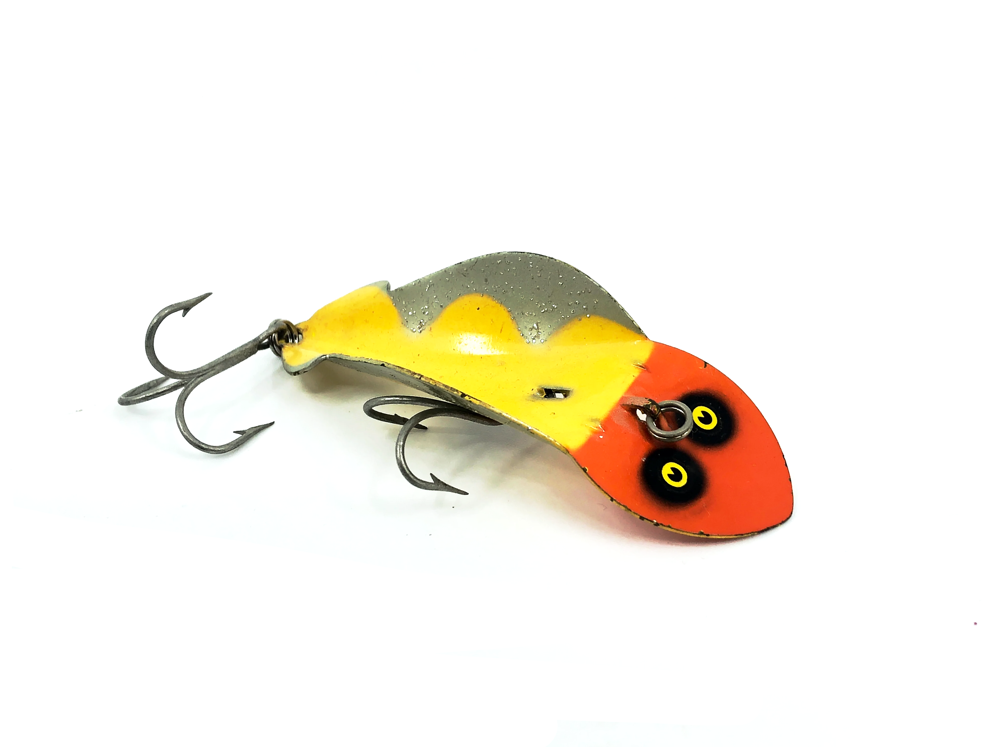 buck perry fishing lures Buck Perry Spoonplug Silver Orange & Yellow Color – My Bait Shop, LLC