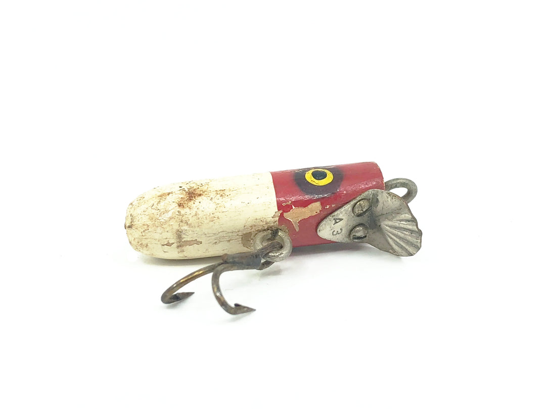 Pearl Rocket A3 Flyrod Lure, Red Head/White