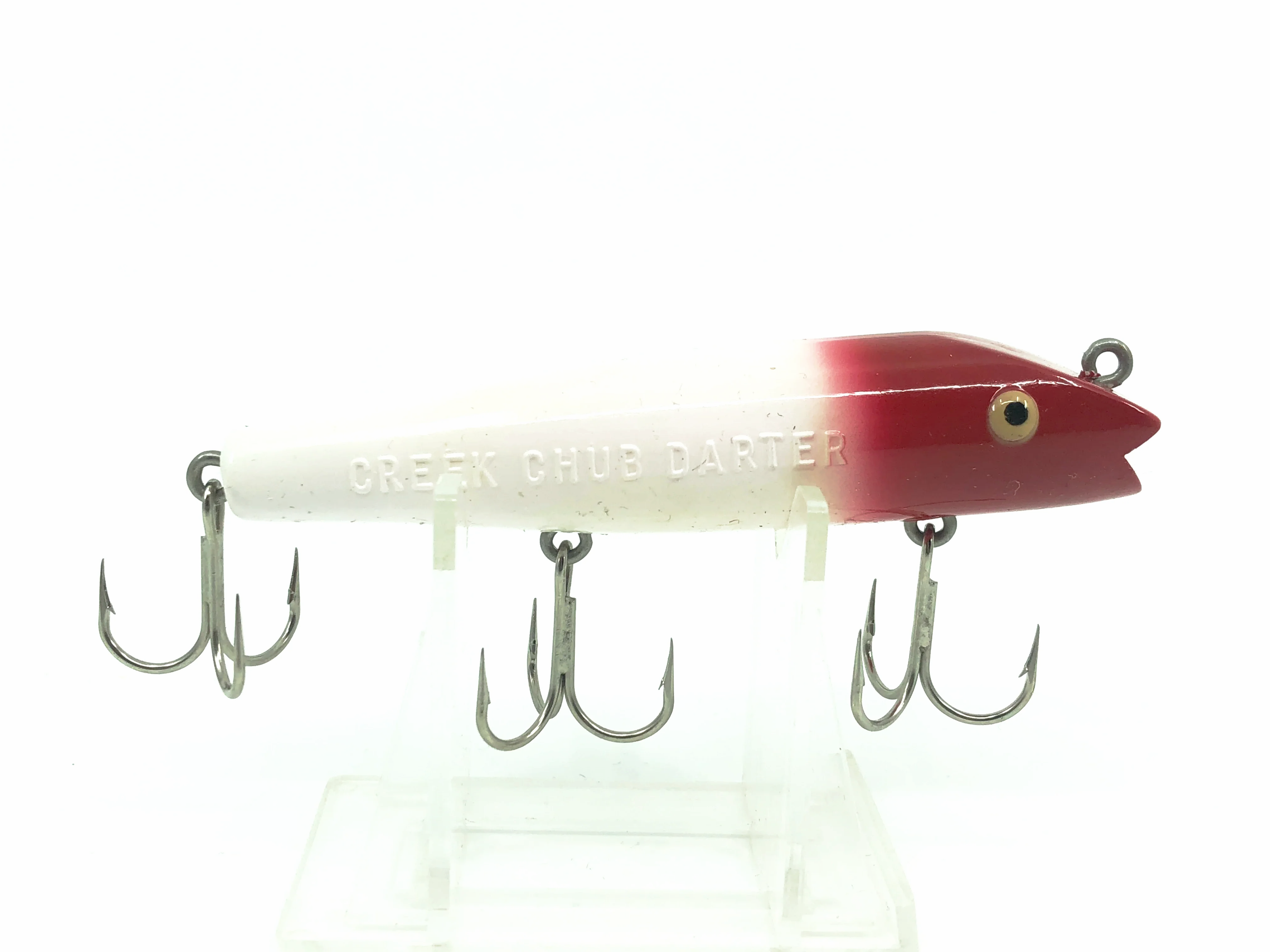 creek chub darter fishing lure Creek Chub 2000 Darter, #02 Red Head/White Color – My Bait Shop, LLC