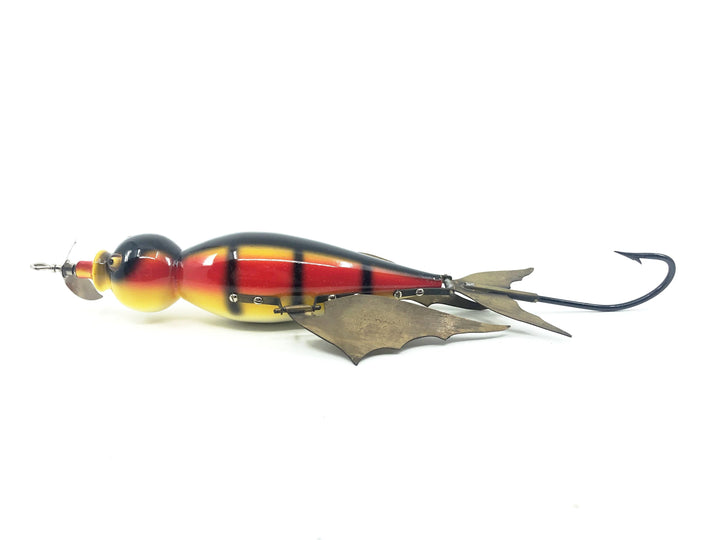 Macatawa Bait Co. Musky Bird, Red/Yellow/Black Color w/Box - Very Early