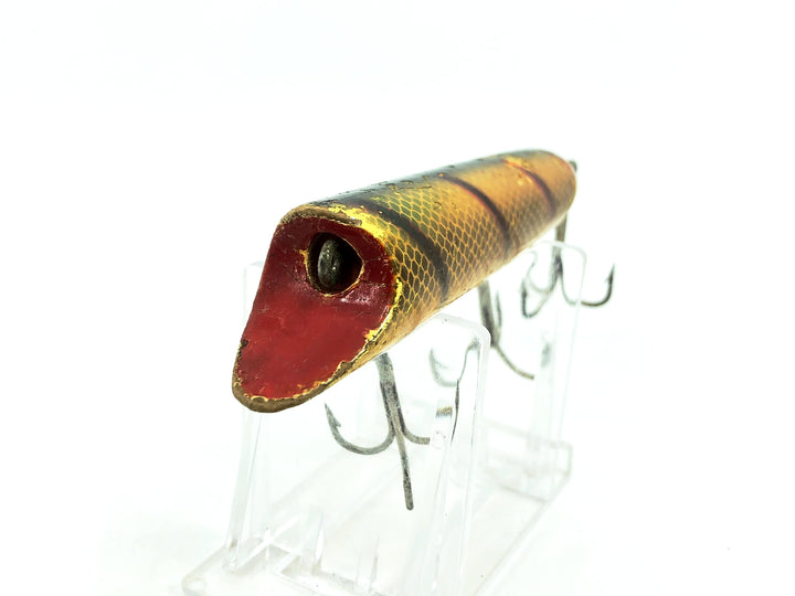 Wooden Heddon Lucky 13, L Perch Color - No Eyes