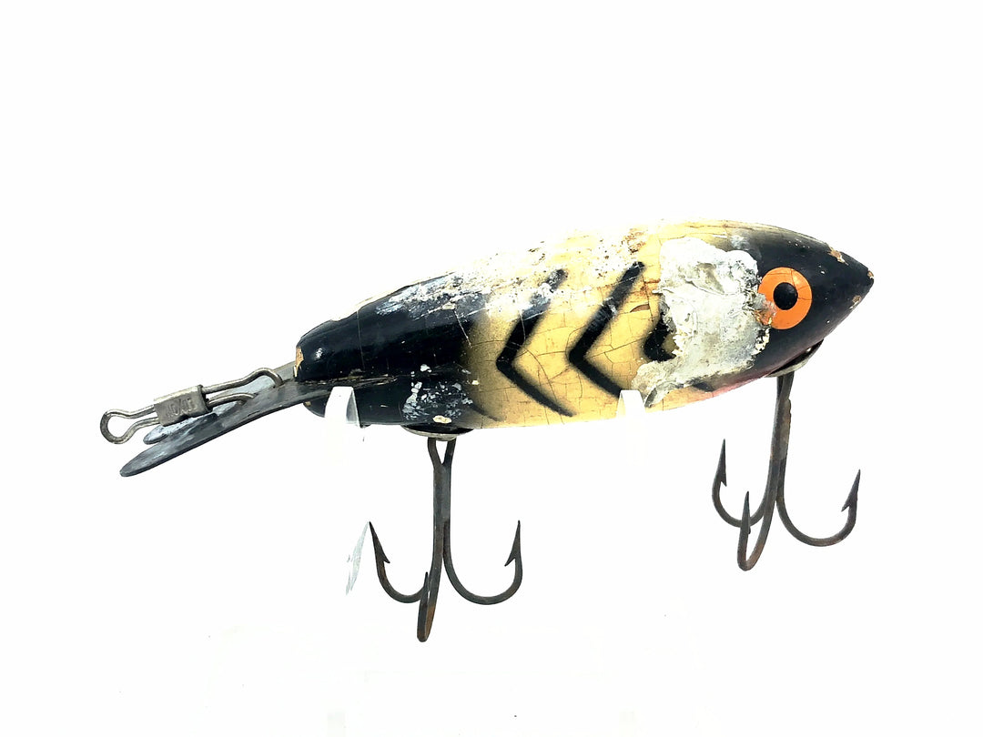 Wooden Bomber 500 Series, #06 White/Black Ribs Color