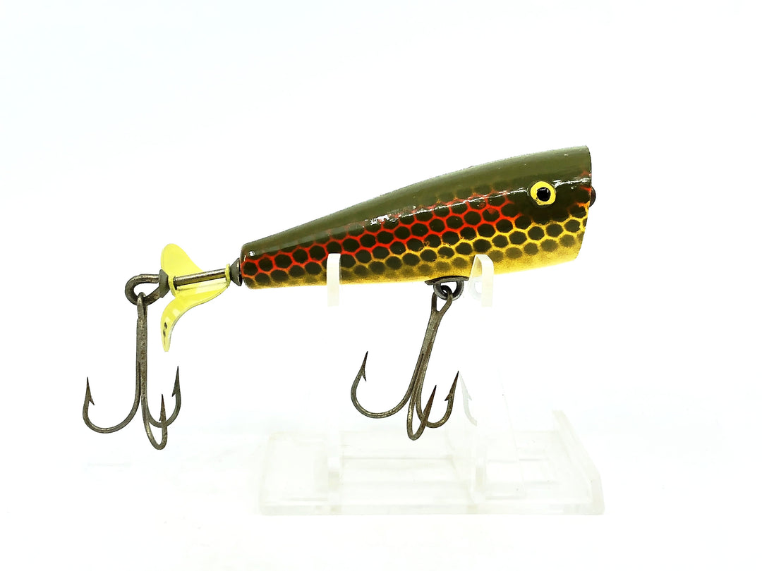Contemporary Spinning Popper, Green Scale/Red/Yellow Color