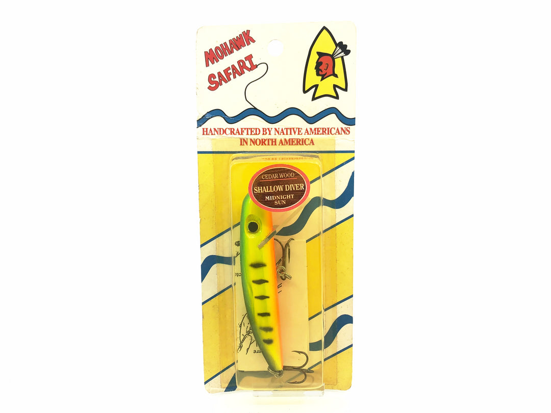 Mohawk Safari Shallow Diver Midnight Sun, Fire Tiger Color on Card