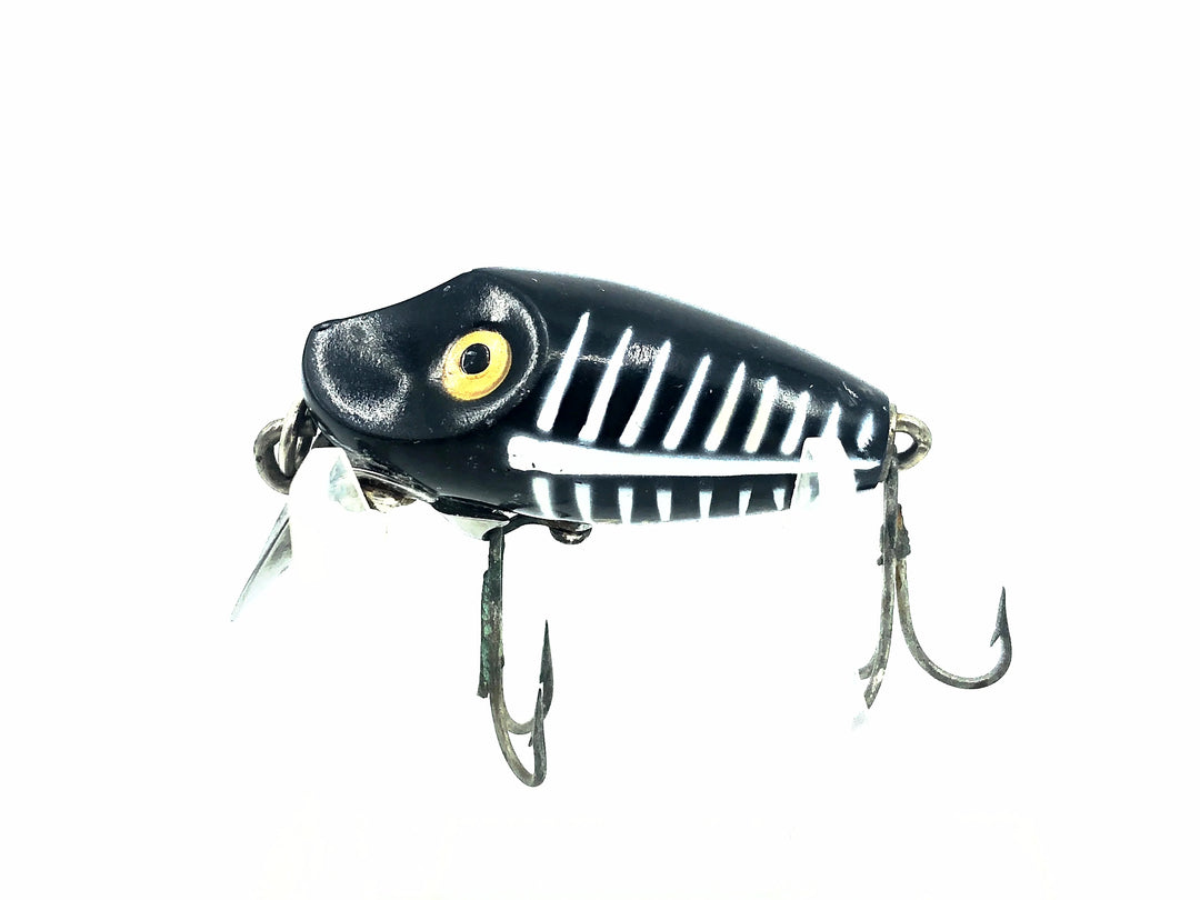 Heddon Midgit Digit River Runt Spook 9020, XBW Black Shore Minnow Color