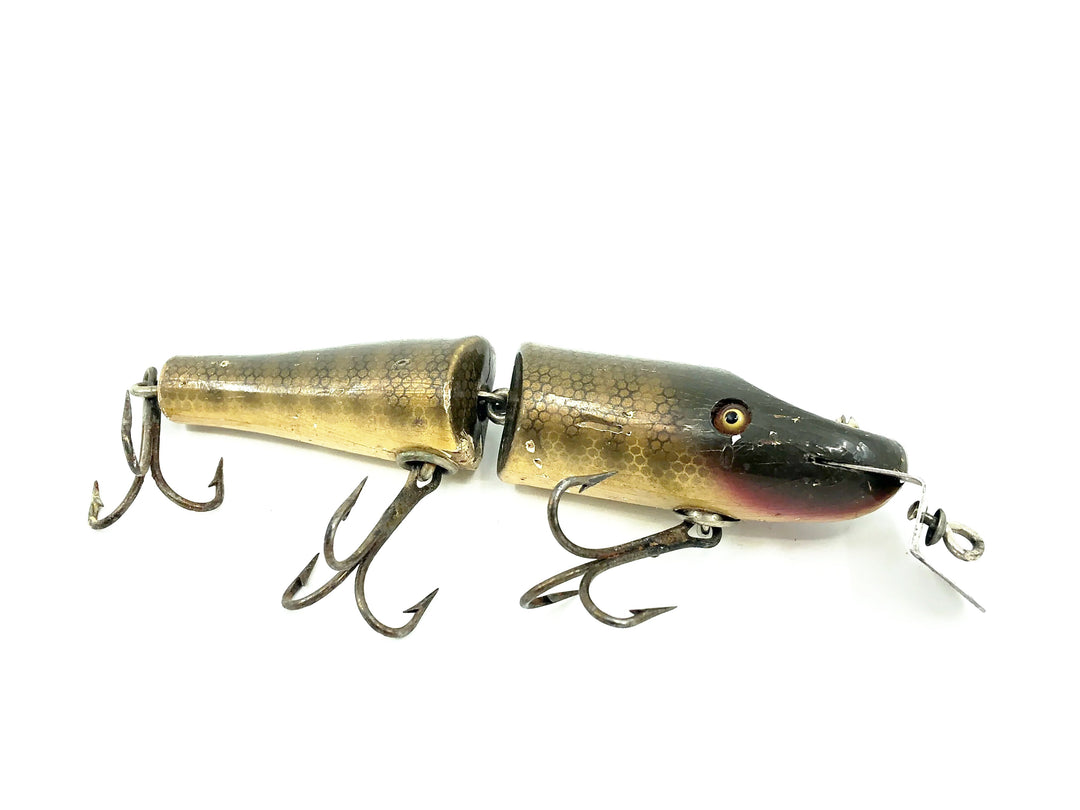 Creek Chub 2600 Jointed Pikie Minnow, Pikie Scale Color 2600 Glass Eyes