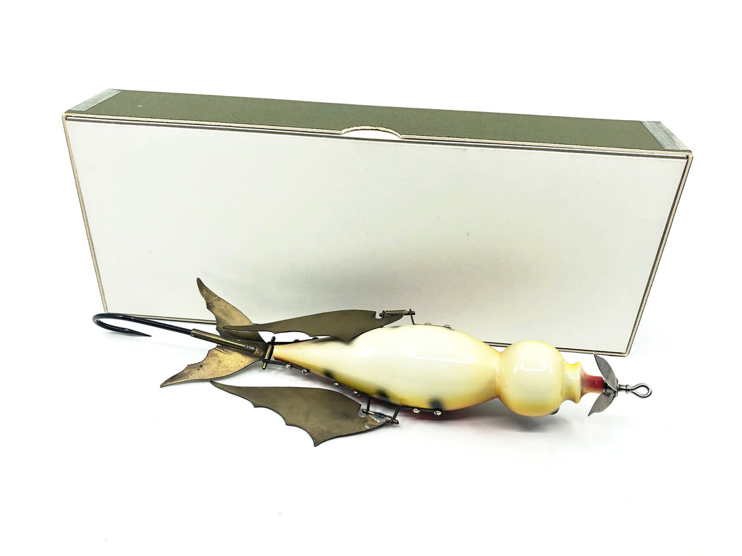 Macatawa Bait Co. Musky Bird, Red/Yellow/Black Color w/Box - Very Early