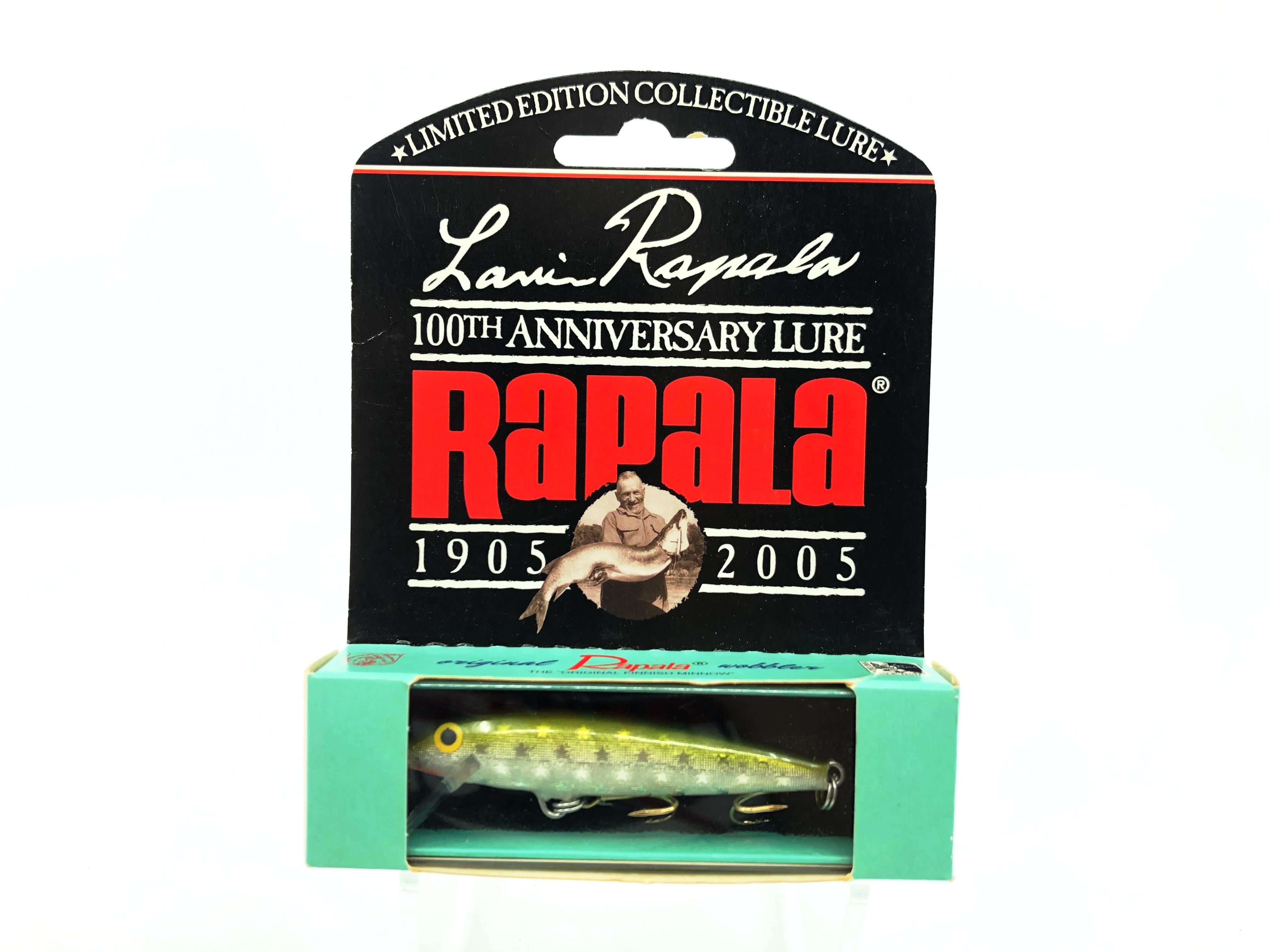 Rapala 100th Anniversary Model LR-100, EIR Silver Olive Color with Box – My  Bait Shop, LLC