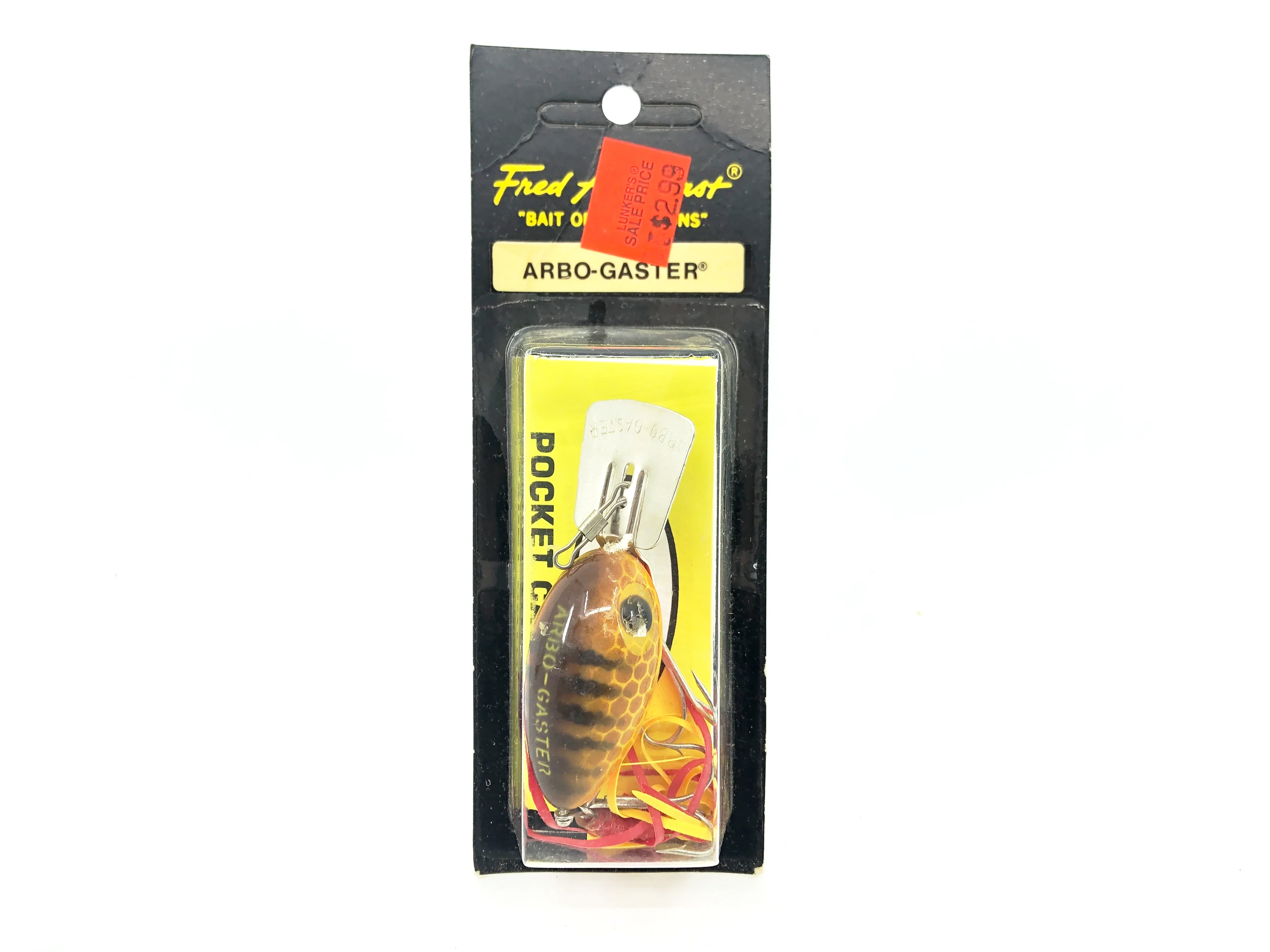 arbo gaster fishing lure Arbogast Arbo-Gaster, #135 Brown Parrot Color on Card