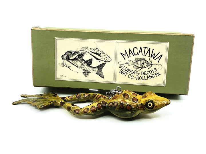 Macatawa Bait Co. Spotted Frog Decoy w/Box