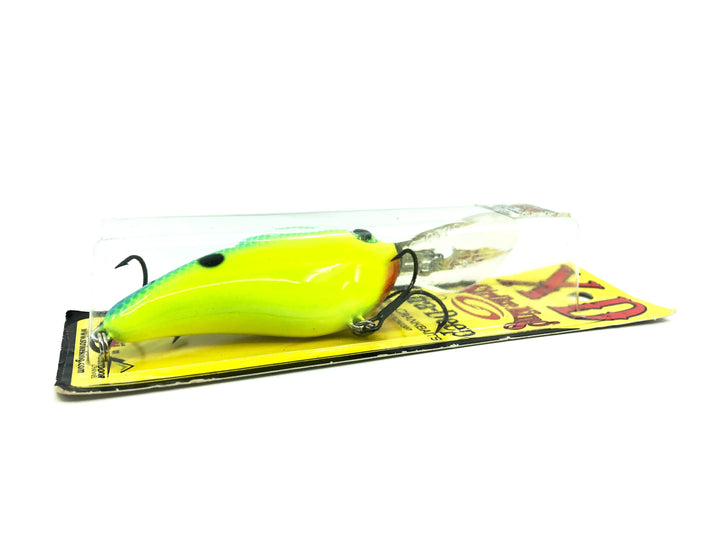 Strike King Xtra-Deep 6XD Series, #561 Powder Blue Back Chartreuse Color New on Card