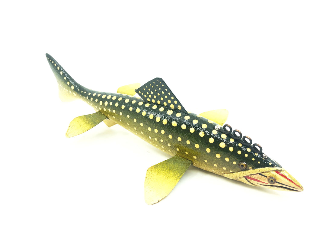 Macatawa Bait Co. 10" Northern Pike Decoy w/Box-"Hungry Jack" or "Eat 'Em"
