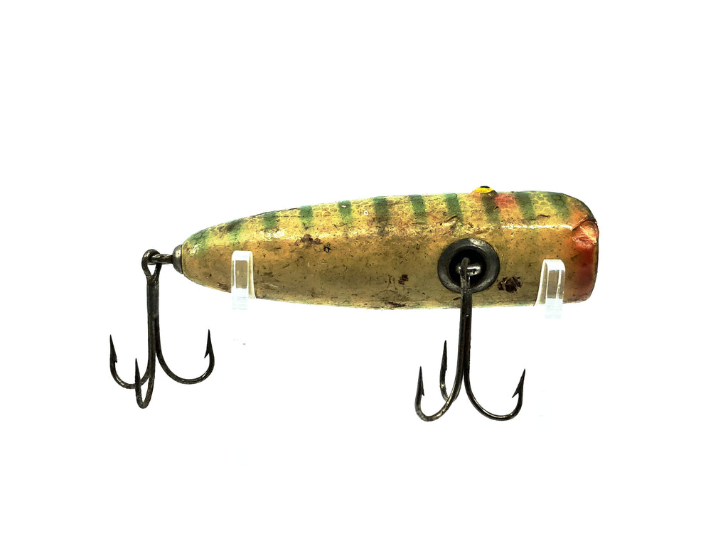 Vieux Leurre De Pêche Abbey & Imbrie Go-Getter En Bois – Grenouille Fantôme Super Rare !