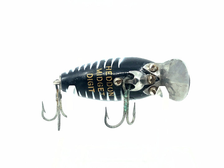 Heddon Midgit Digit River Runt Spook 9020, XBW Black Shore Minnow Color