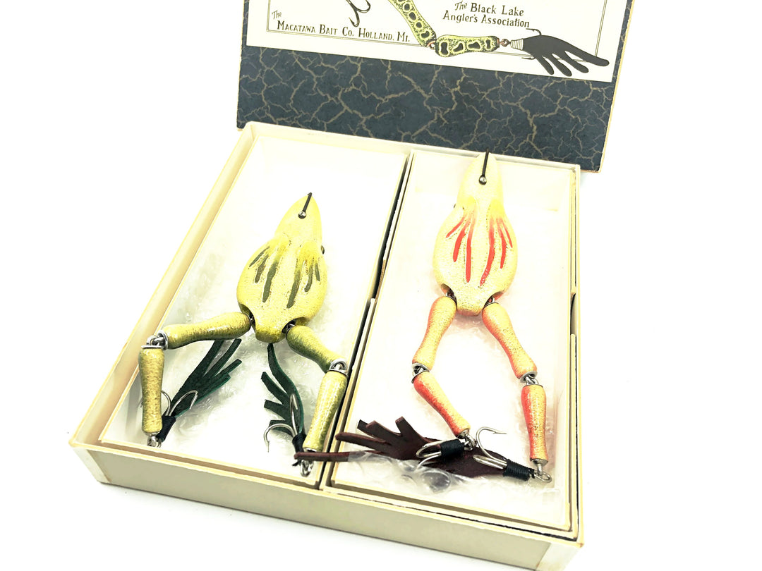 Macatawa Bait Co. Musky Frog, Mini Frog Combo Set w/Box 1st Bass Size!!!