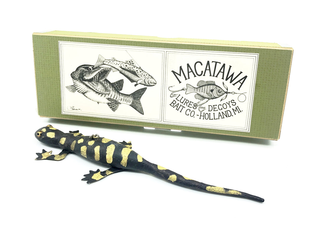 Macatawa Bait Co. Tiger Salamander Decoy w/Box