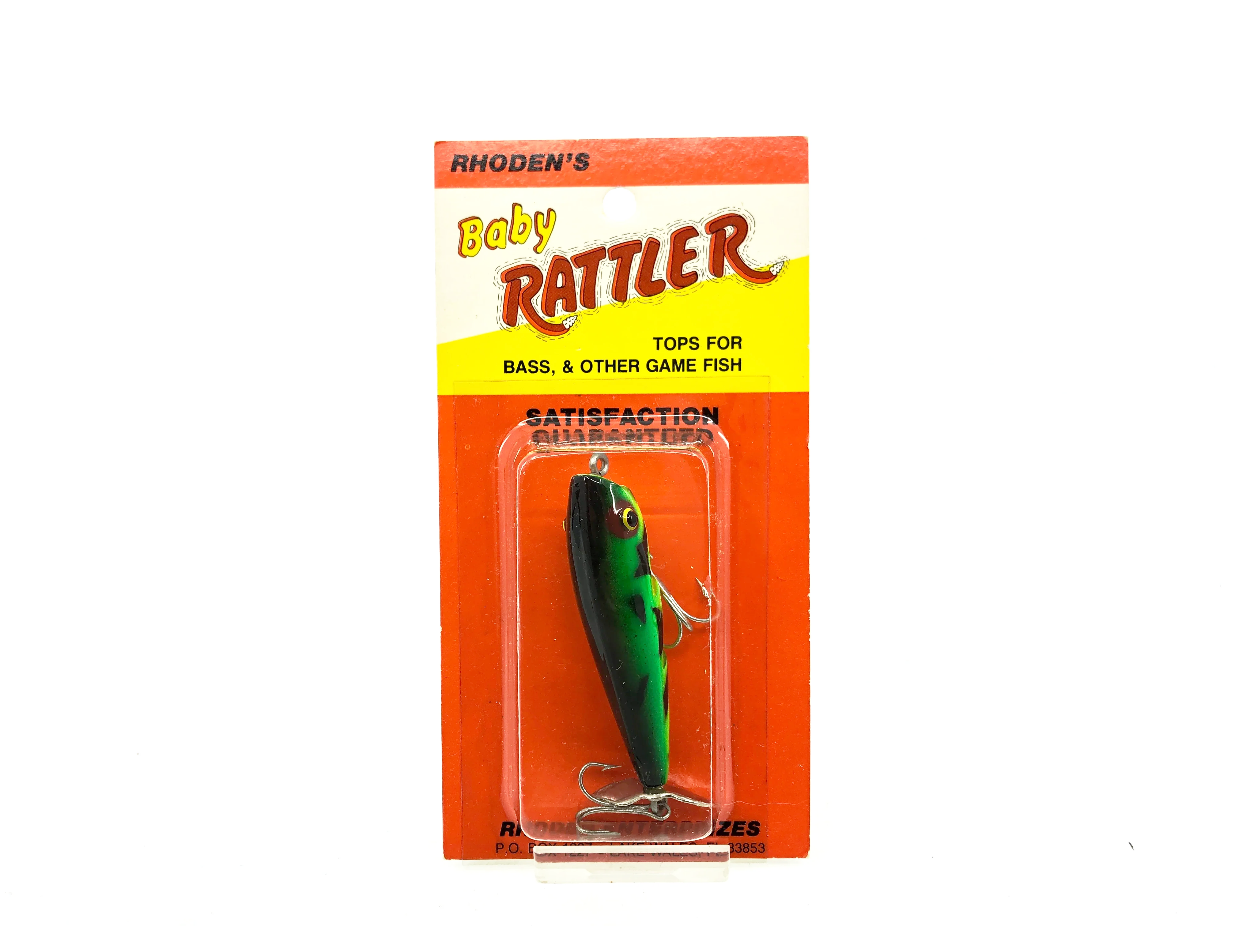 Rhoden's Baby Rattler, Fire Tiger Color on Card – My Bait Shop, LLC