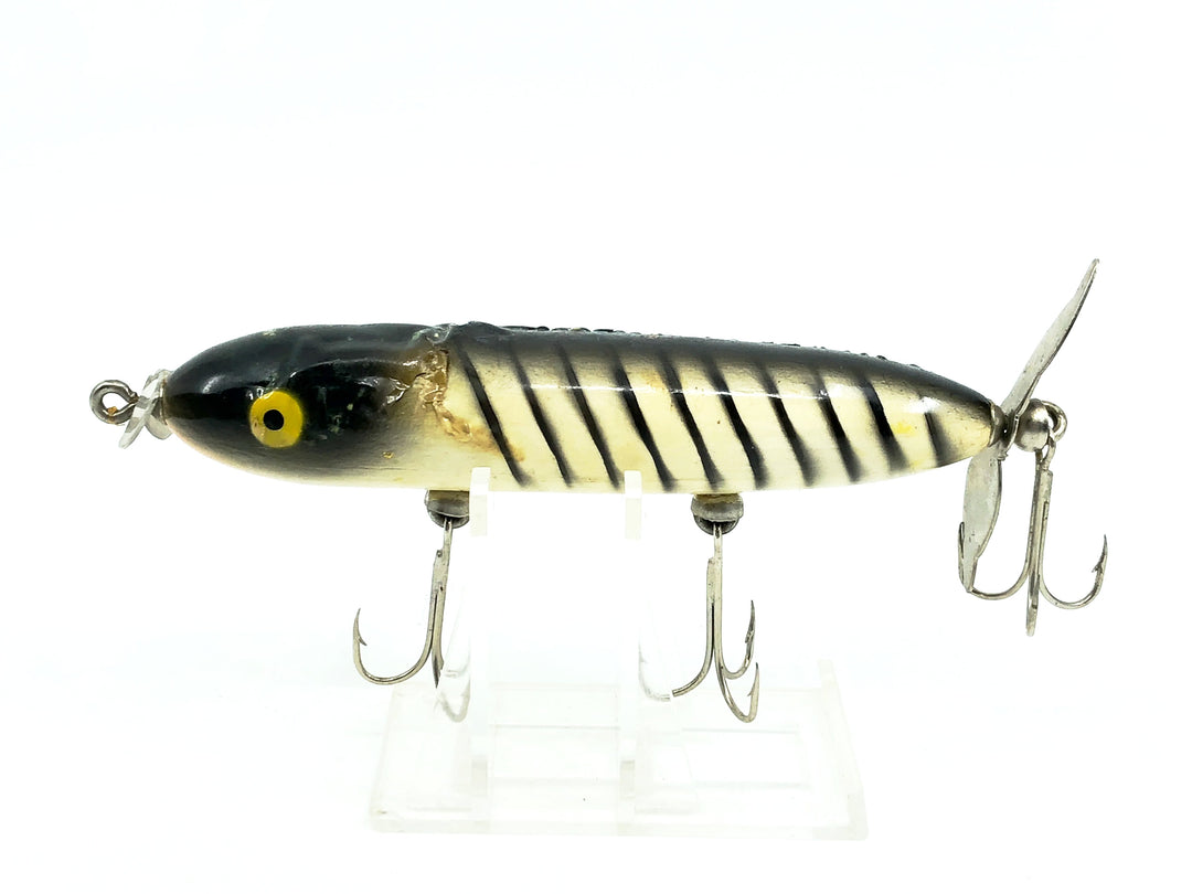 Ol' Ben's Bass Snatcher, White/Black Ribs Color