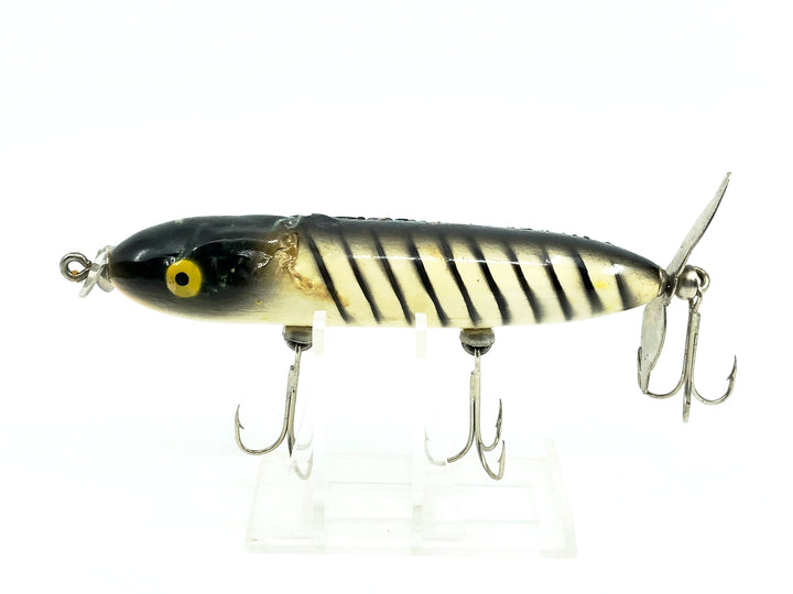 Ol' Ben's Bass Snatcher, White/Black Ribs Color
