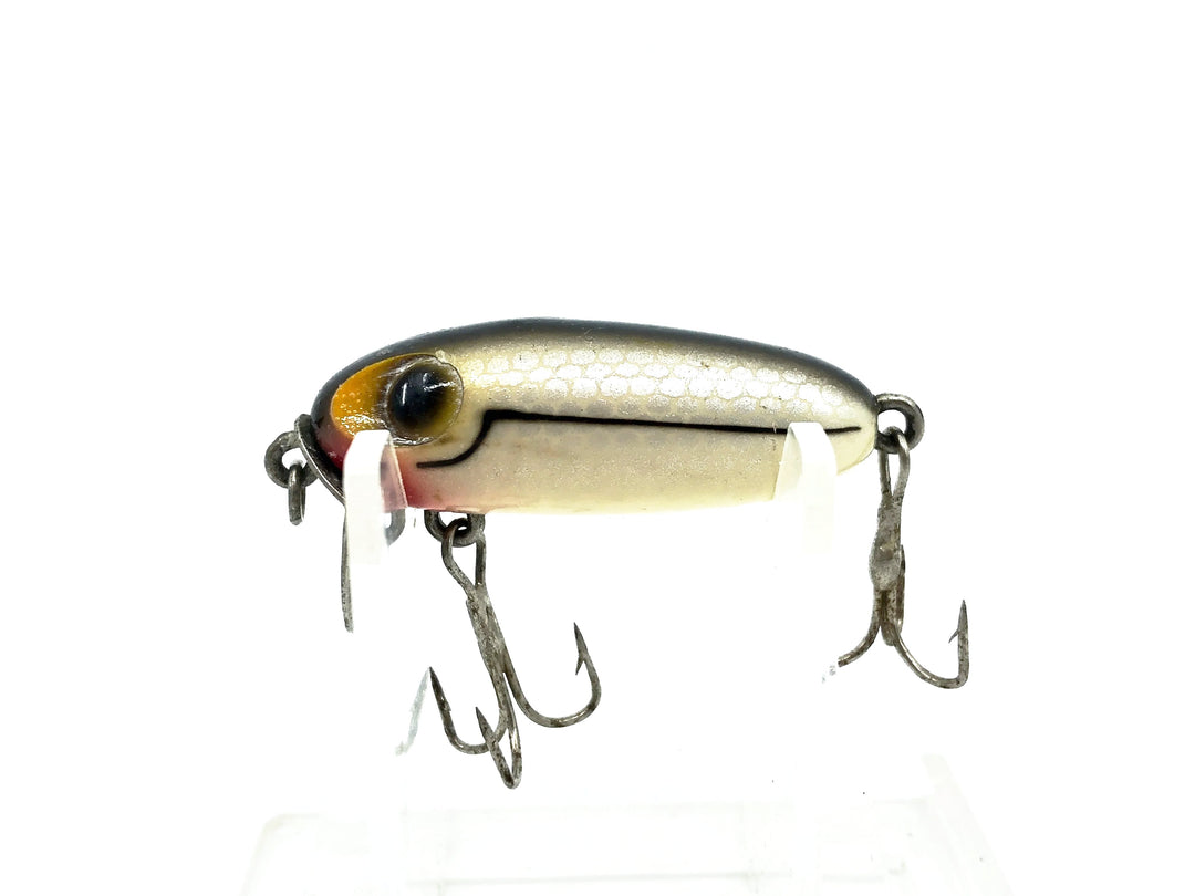 Wright & McGill Eagle Claw Baby Bug-A-Boo Lure, Black Silver Color