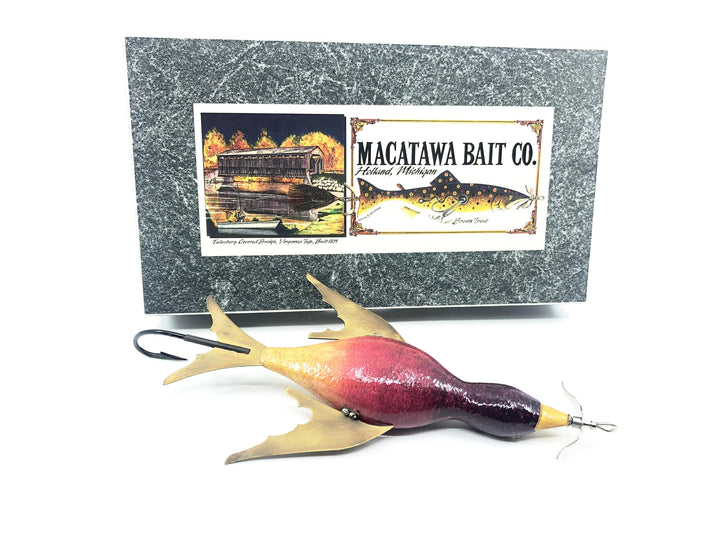 Macatawa Bait Co. Duck Lure, Red/White Duck Color w/Box