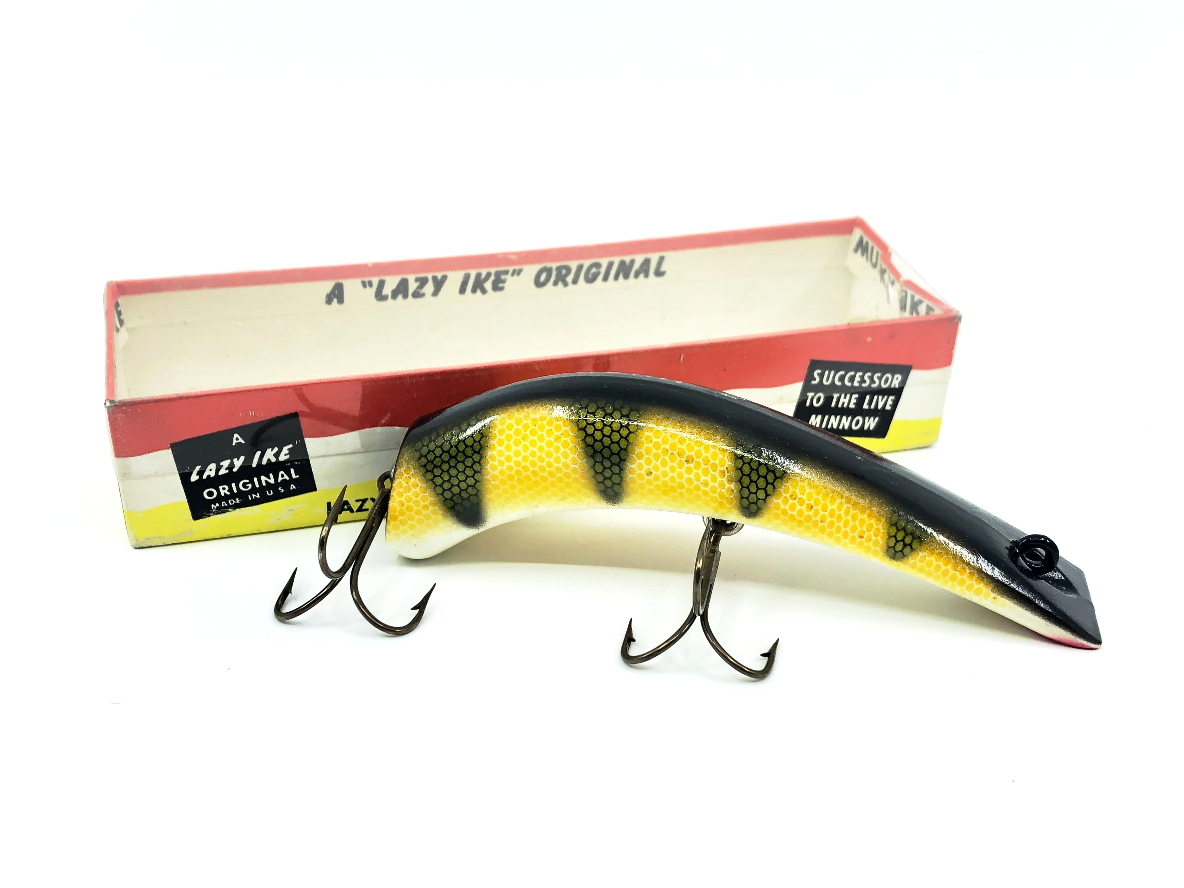 crazy ike fishing lure Lazy Musky Ike KL-5 PE Perch Color with Box Size:115mm B2B Top 5 Baits For