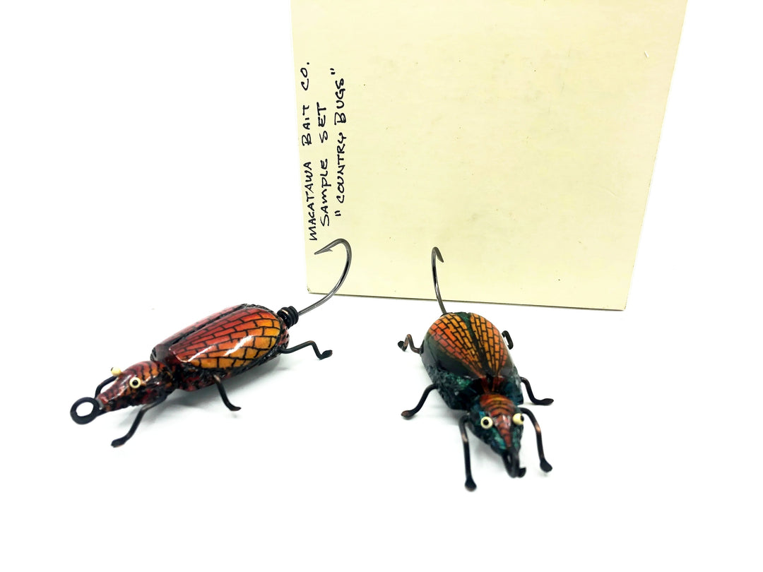Macatawa Bait Co. Salesman Set "Country Bugs" - Singed