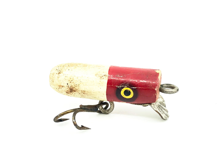 Pearl Rocket A3 Flyrod Lure, Red Head/White