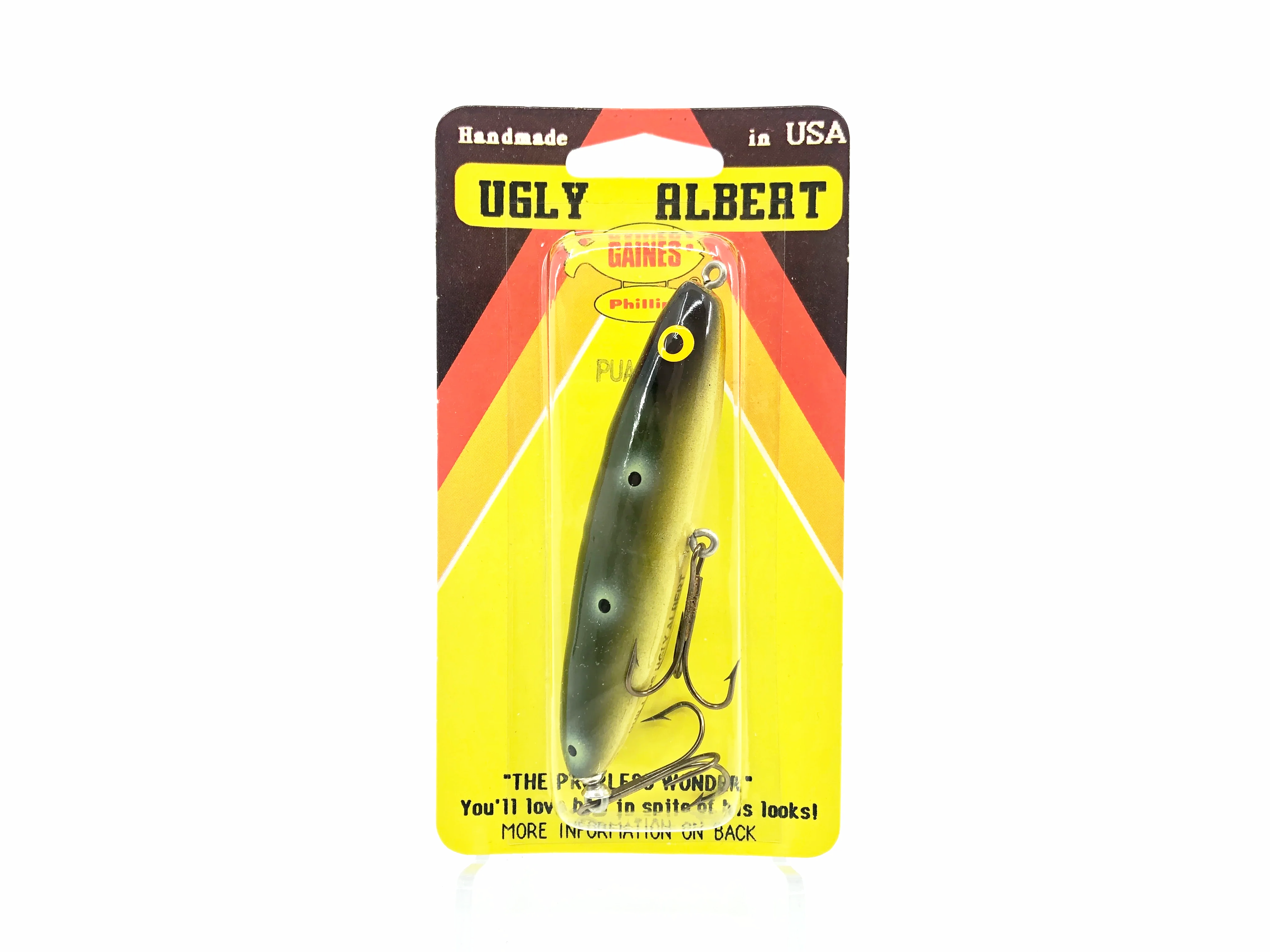 Gaines/Phillips Ugly Albert, Frog Color on Card – My Bait Shop, LLC