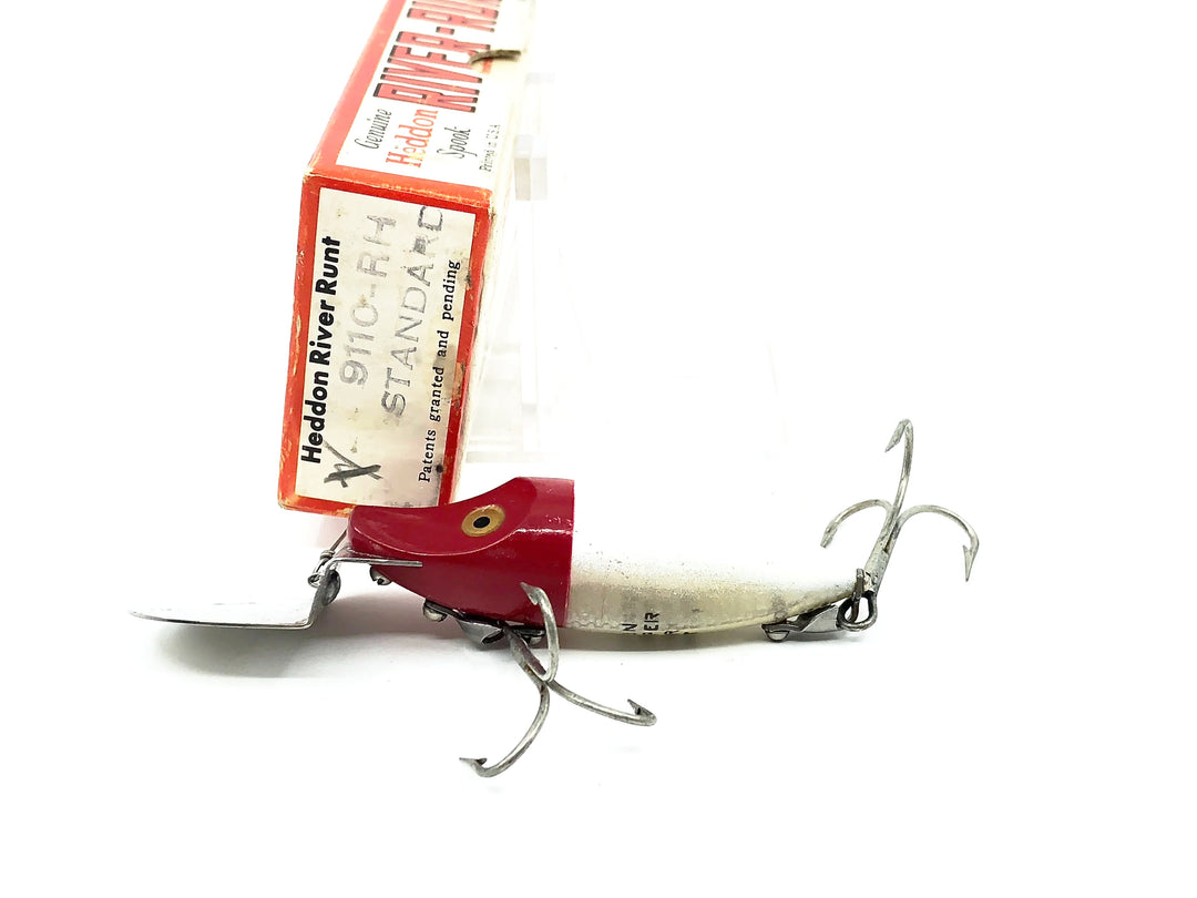 Heddon River Runt Spook Go-Deeper D-9110 RH Red Head/White Color w/Box