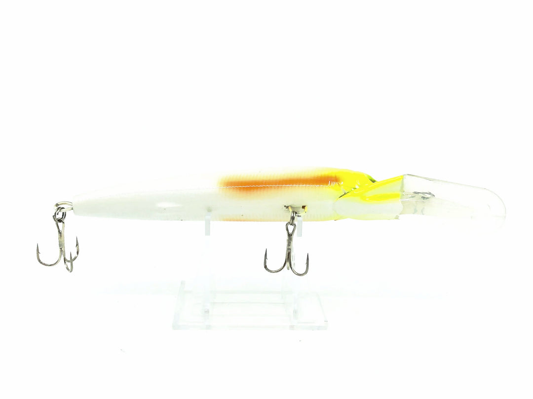 Chattahoochee Bait Co. 7" DD Casting/Trolling Minnow, Green/White/Chartreuse Color