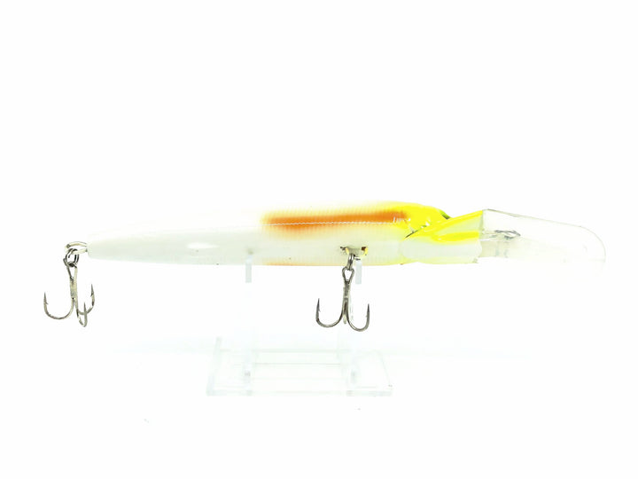 Chattahoochee Bait Co. 7" DD Casting/Trolling Minnow, Green/White/Chartreuse Color