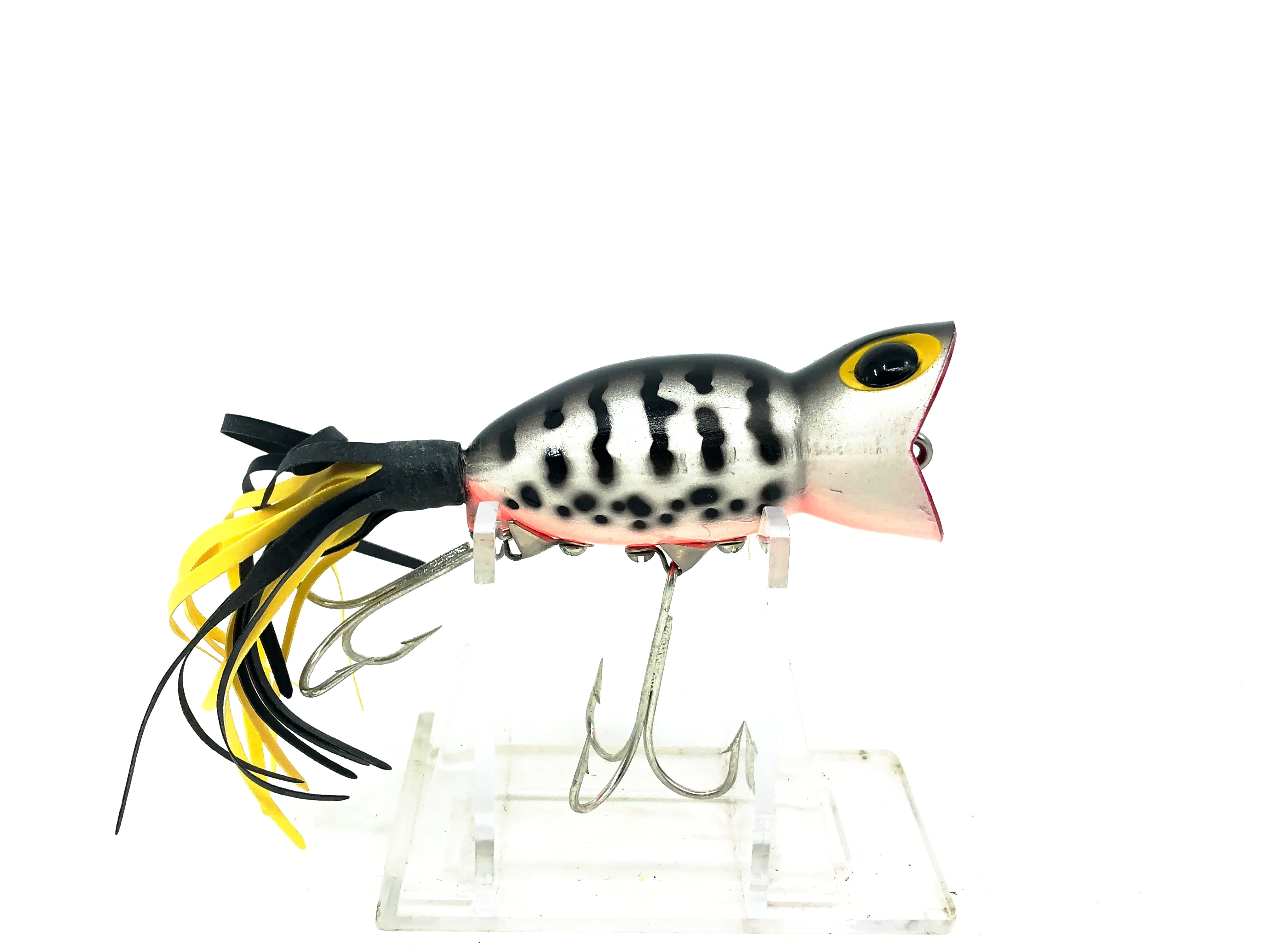 arbogast hula popper fishing lures Arbogast Hula Popper 5/8oz, Coachdog Color on Card – My Bait Shop, LLC