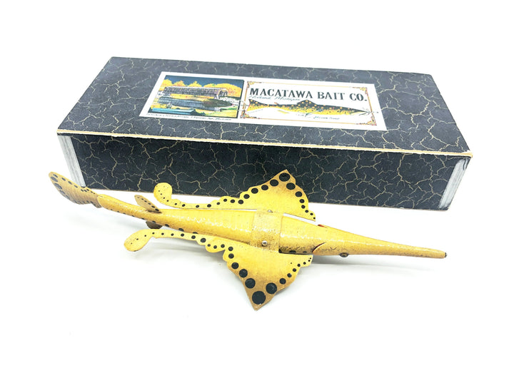 Macatawa Bait Co. Gar Pike Decoy w/Box