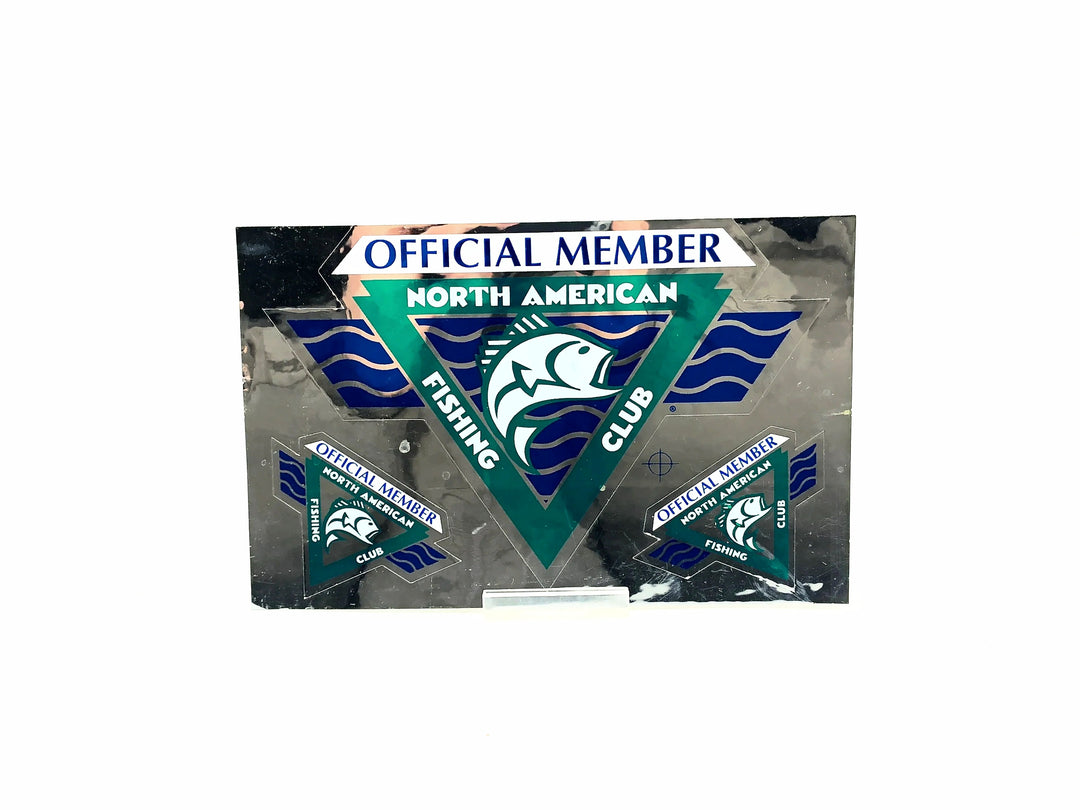 North American Fishing Club Official Member Sticker Trio