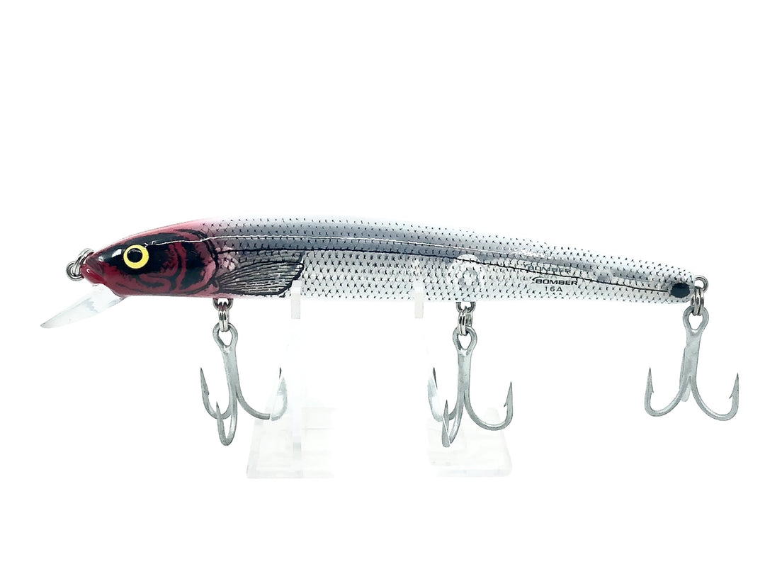 Bomber Magnum Long a 16A, XSI04 Silver Flash/White Back/Red Head Color