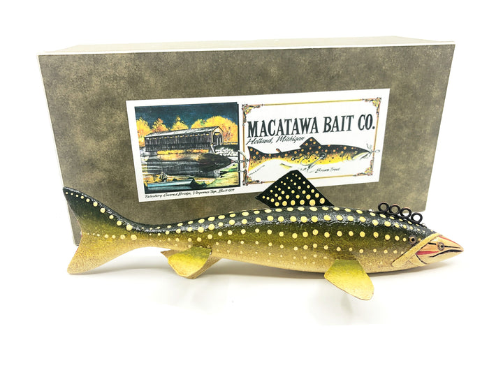 Macatawa Bait Co. 10" Northern Pike Decoy w/Box-"Hungry Jack" or "Eat 'Em"